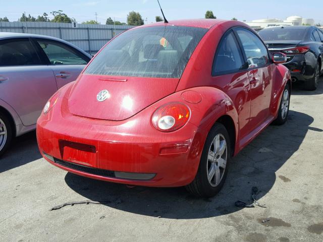 3VWRG31C87M515930 - 2007 VOLKSWAGEN NEW BEETLE წითელი ფოტო 4