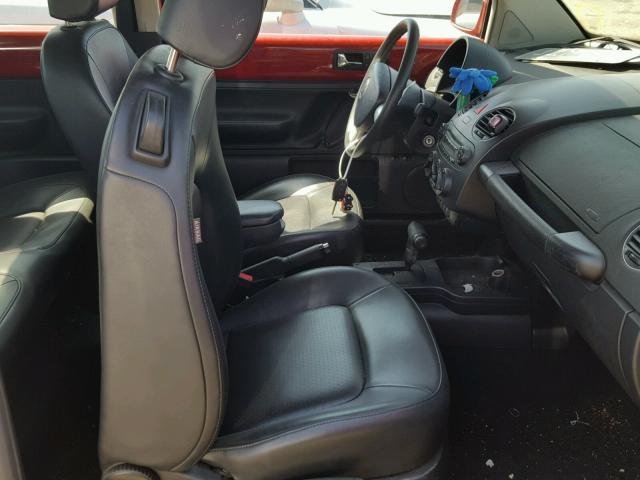 3VWRG31C87M515930 - 2007 VOLKSWAGEN NEW BEETLE წითელი ფოტო 5