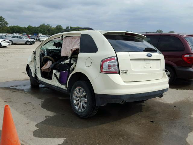 2FMDK49C77BB32371 - 2007 FORD EDGE SEL P WHITE photo 3