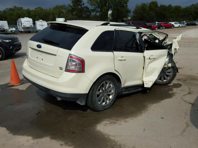 2FMDK49C77BB32371 - 2007 FORD EDGE SEL P WHITE photo 4