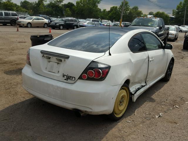 JTKDE167780237375 - 2008 TOYOTA SCION TC 白色 照片 4
