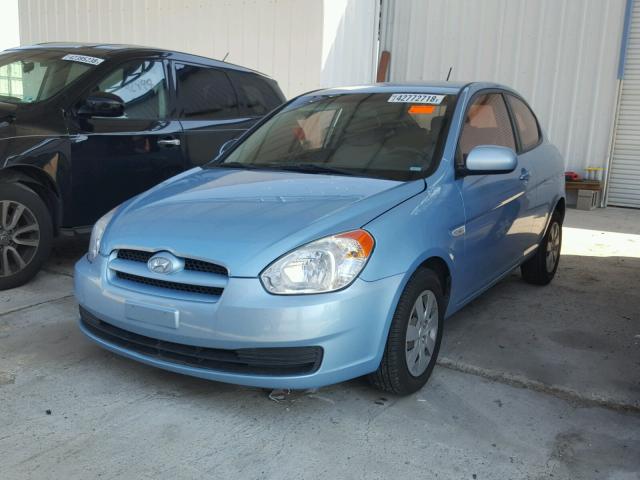 KMHCM3AC6AU179291 - 2010 HYUNDAI ACCENT BLU TEAL photo 2