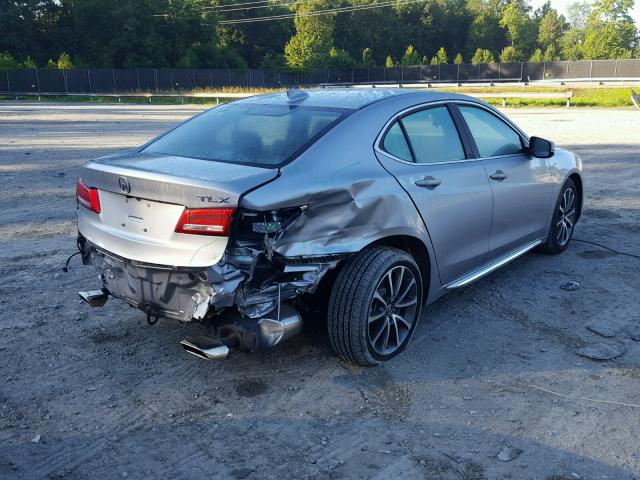 19UUB2F55JA003483 - 2018 ACURA TLX TECH SILVER photo 4
