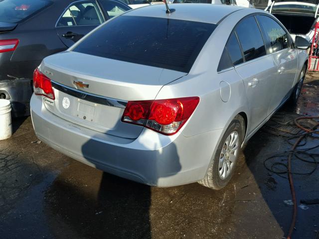 1G1PC5SH3B7267979 - 2011 CHEVROLET CRUZE LS SILVER photo 4