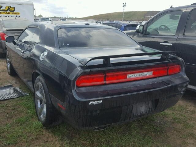 2C3CDYBT4DH663343 - 2013 DODGE CHALLENGER BLACK photo 3