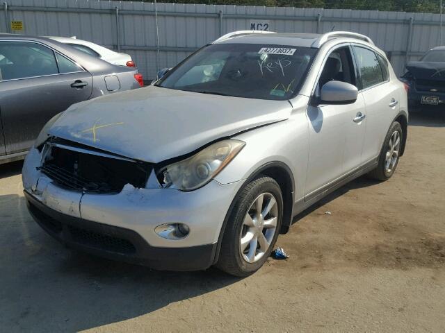 JNKAJ09E78M306261 - 2008 INFINITI EX35 BASE SILVER photo 2