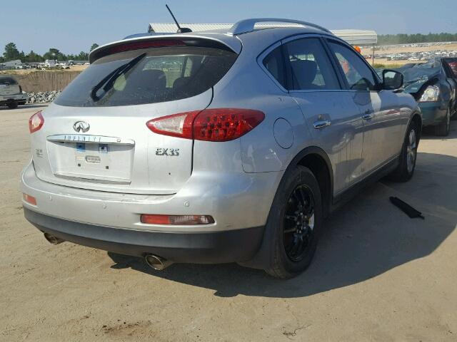 JNKAJ09E78M306261 - 2008 INFINITI EX35 BASE SILVER photo 4