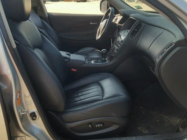 JNKAJ09E78M306261 - 2008 INFINITI EX35 BASE SILVER photo 5