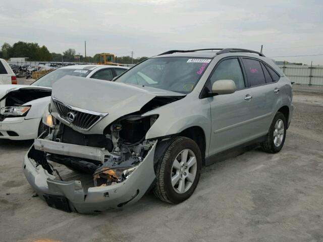 2T2HK31U59C112274 - 2009 LEXUS RX 350 GREEN photo 2