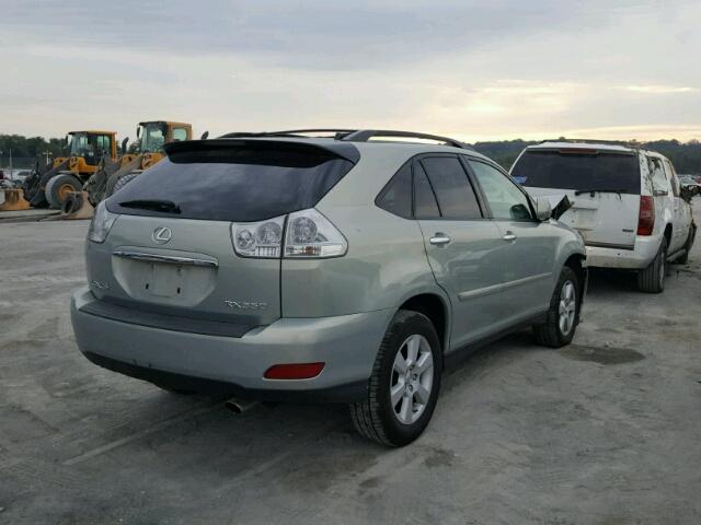 2T2HK31U59C112274 - 2009 LEXUS RX 350 GREEN photo 4