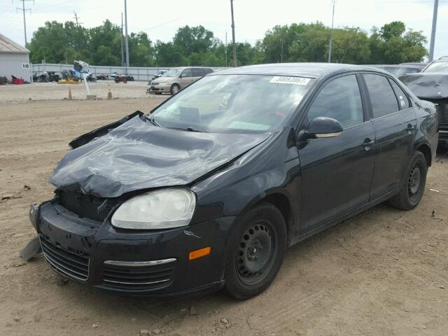 3VWGG71K97M131645 - 2007 VOLKSWAGEN JETTA BLACK photo 2