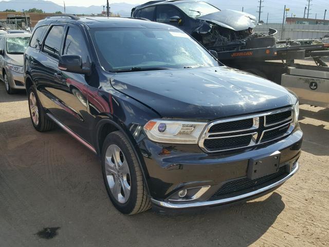 1C4RDJDG1EC349246 - 2014 DODGE DURANGO LI BLACK photo 1