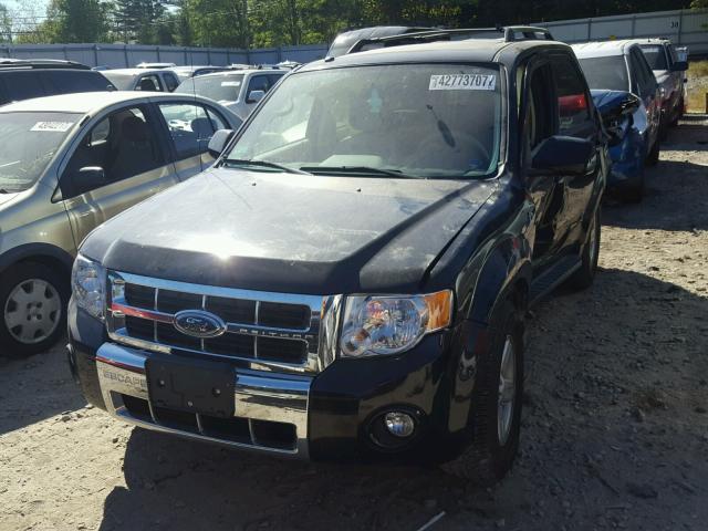 1FMCU59H58KC63488 - 2008 FORD ESCAPE BLACK photo 2