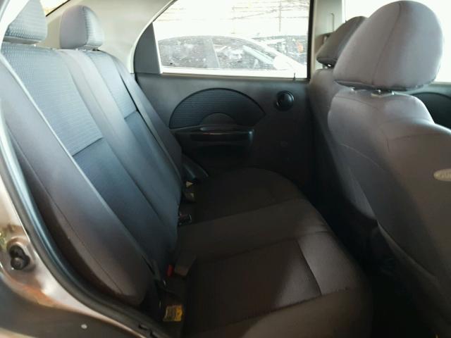 KL1TD56626B529030 - 2006 CHEVROLET AVEO BASE Күміс фото 6
