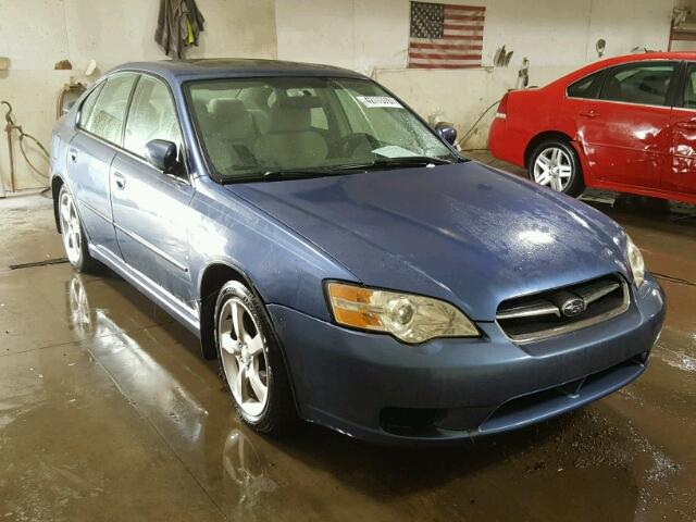 4S3BL616377212124 - 2007 SUBARU LEGACY BLUE photo 1