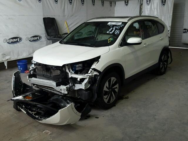 5J6RM3H91FL021327 - 2015 HONDA CR-V WHITE photo 2