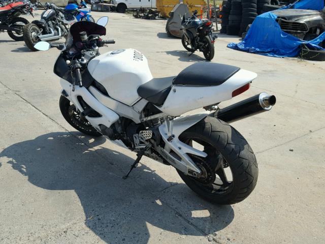 JH2SC4404YM001598 - 2000 HONDA CBR900 RR WHITE photo 3