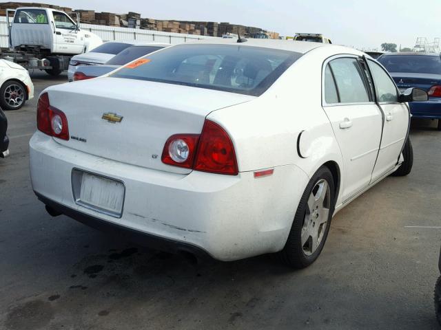 1G1ZJ577X8F192047 - 2008 CHEVROLET MALIBU 2LT WHITE photo 4