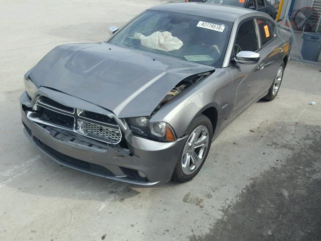2B3CL5CT2BH500765 - 2011 DODGE CHARGER R/ GRAY photo 2