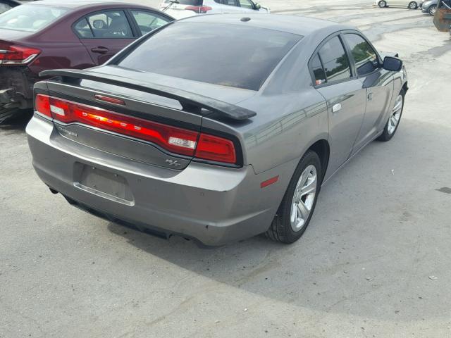 2B3CL5CT2BH500765 - 2011 DODGE CHARGER R/ GRAY photo 4