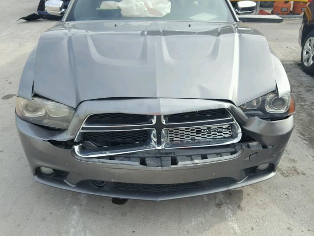 2B3CL5CT2BH500765 - 2011 DODGE CHARGER R/ GRAY photo 7