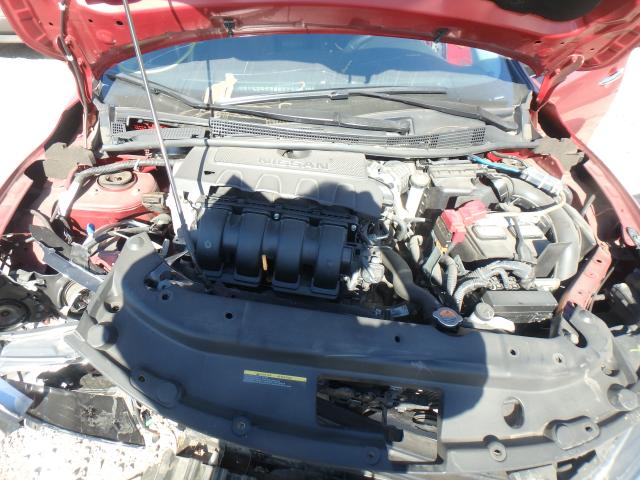 3N1AB7AP2GY266965 - 2016 NISSAN SENTRA S RED photo 7