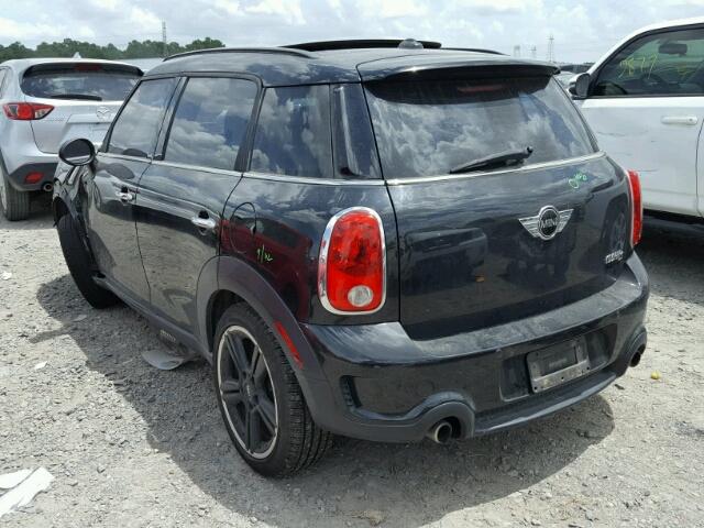 WMWZC3C5XCWM27515 - 2012 MINI COOPER S C BLACK photo 3