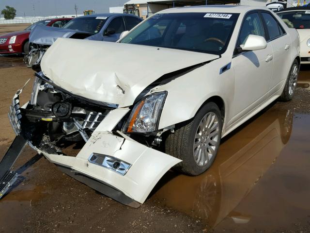 1G6DS5E3XC0115126 - 2012 CADILLAC CTS PREMIU WHITE photo 2