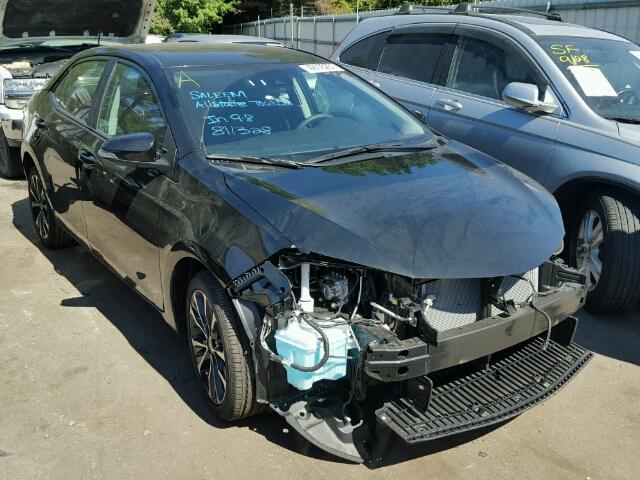 2T1BURHE2HC833284 - 2017 TOYOTA COROLLA L BLACK photo 1