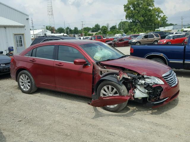 1C3BC1FG8BN527109 - 2011 CHRYSLER 200 TOURIN MAROON photo 9