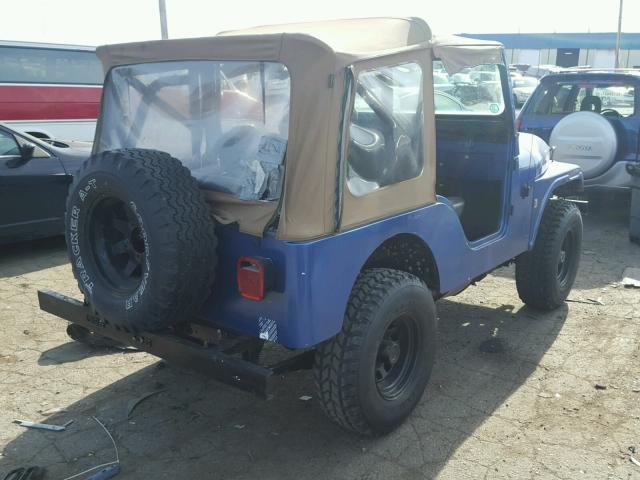 8322A16702 - 1966 JEEP CJ5 BLUE photo 4