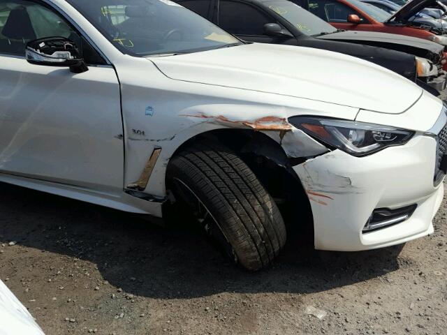 JN1EV7ELXJM390993 - 2018 INFINITI Q60 PREMIU WHITE photo 9