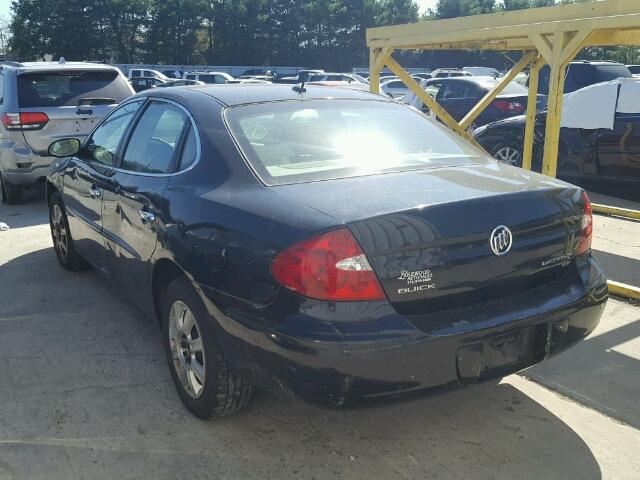 2G4WC582161221569 - 2006 BUICK LACROSSE C BLACK photo 3