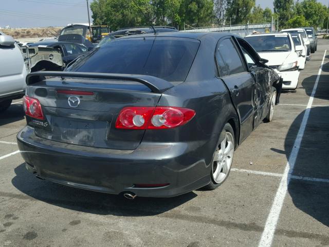 1YVHP84D655M28413 - 2005 MAZDA 6 S CHARCOAL photo 4