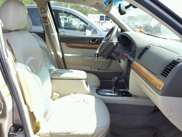 1LNHM97V31Y659833 - 2001 LINCOLN CONTINENTA BEIGE photo 5