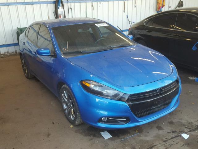 1C3CDFBB5FD242761 - 2015 DODGE DART SXT BLUE photo 1