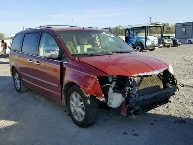 2A8HR64X58R688316 - 2008 CHRYSLER TOWN & COU RED photo 1