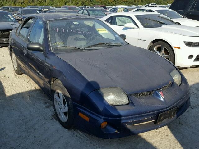 1G2JB524217334801 - 2001 PONTIAC SUNFIRE SE BLUE photo 1