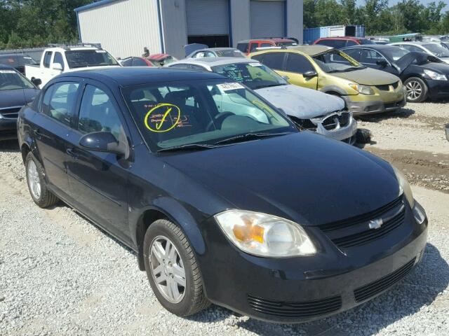 1G1AL55F677411533 - 2007 CHEVROLET COBALT BLACK photo 1