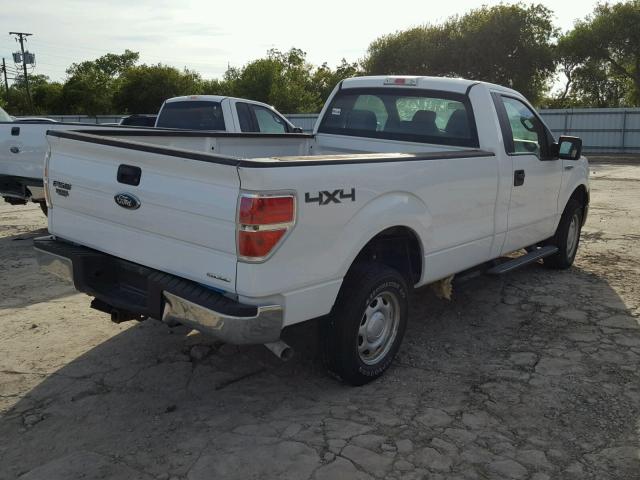 1FTNF1EF2BKD23268 - 2011 FORD F150 WHITE photo 4