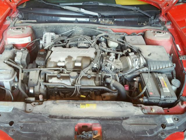 1G2NE52EXXC543012 - 1999 PONTIAC GRAND AM S RED photo 7