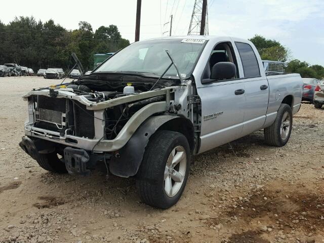 1D7HA18247S207782 - 2007 DODGE RAM 1500 S SILVER photo 2