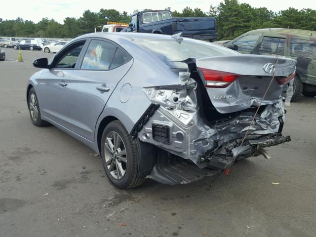 5NPD84LFXHH160774 - 2017 HYUNDAI ELANTRA SE GRAY photo 3