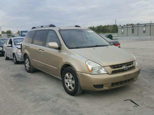 KNDMB233966084323 - 2006 KIA SEDONA EX TAN photo 1