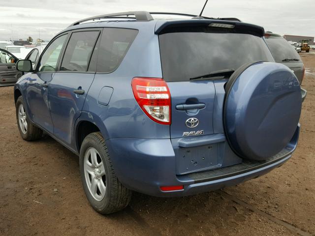 2T3BF4DV4CW249616 - 2012 TOYOTA RAV4 BLUE photo 3