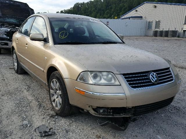 WVWSH63B22P069493 - 2002 VOLKSWAGEN PASSAT GLS GOLD photo 1