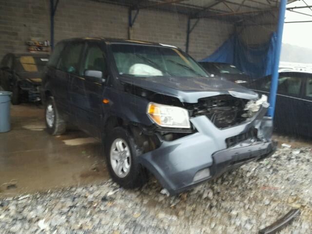 5FNYF28126B040309 - 2006 HONDA PILOT BLUE photo 1