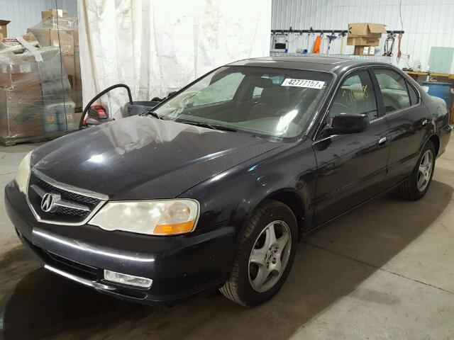 19UUA56683A091252 - 2003 ACURA 3.2TL BLACK photo 2