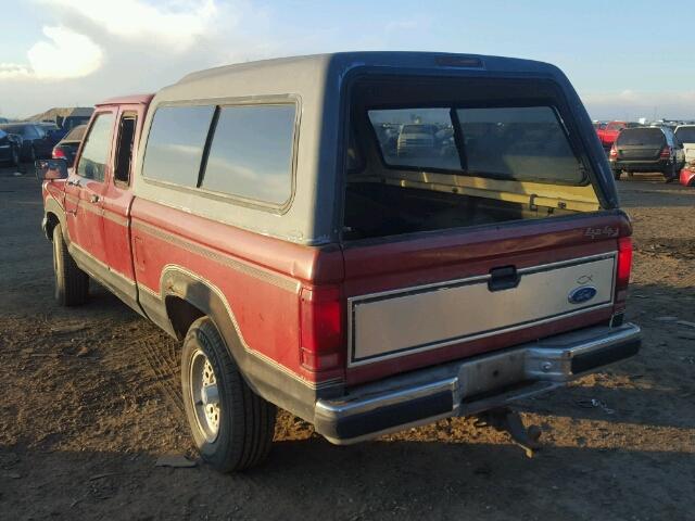 1FTCR15T9KPA35514 - 1989 FORD RANGER SUP RED photo 3