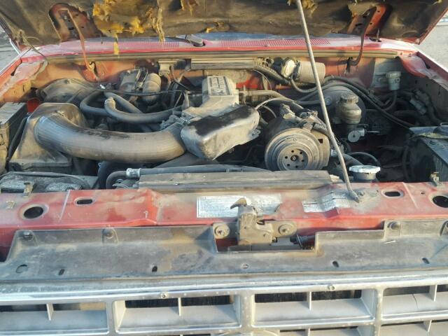 1FTCR15T9KPA35514 - 1989 FORD RANGER SUP RED photo 7